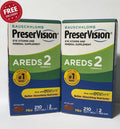 2-Pack Preservision AREDS 2- 210 Count Eye Vitamin Mini Soft Gels expiry 08-2027