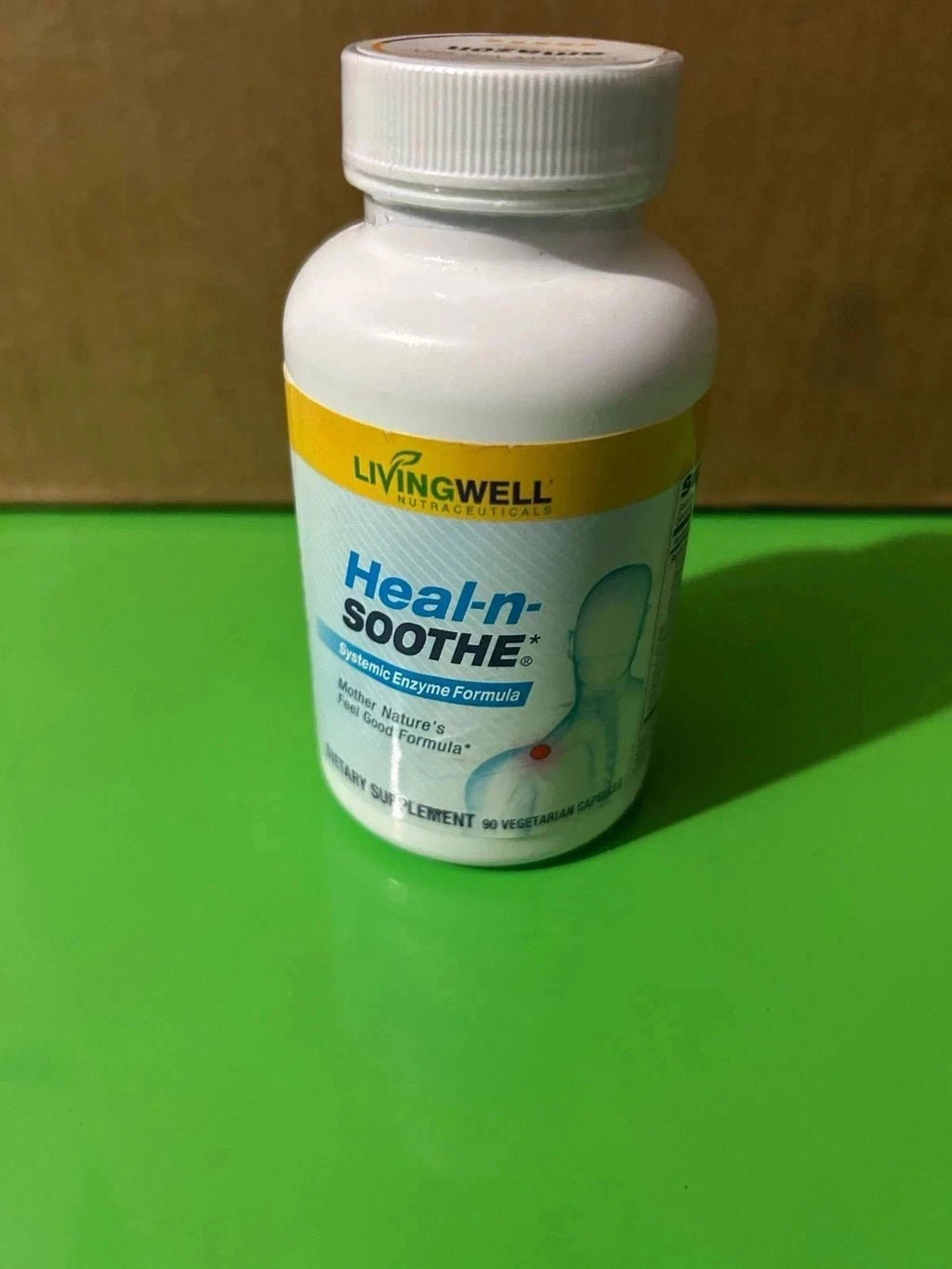 LivingWell Nutraceuticals Heal-n-Soothe Systemic Enzyme Formula 90 Capsules