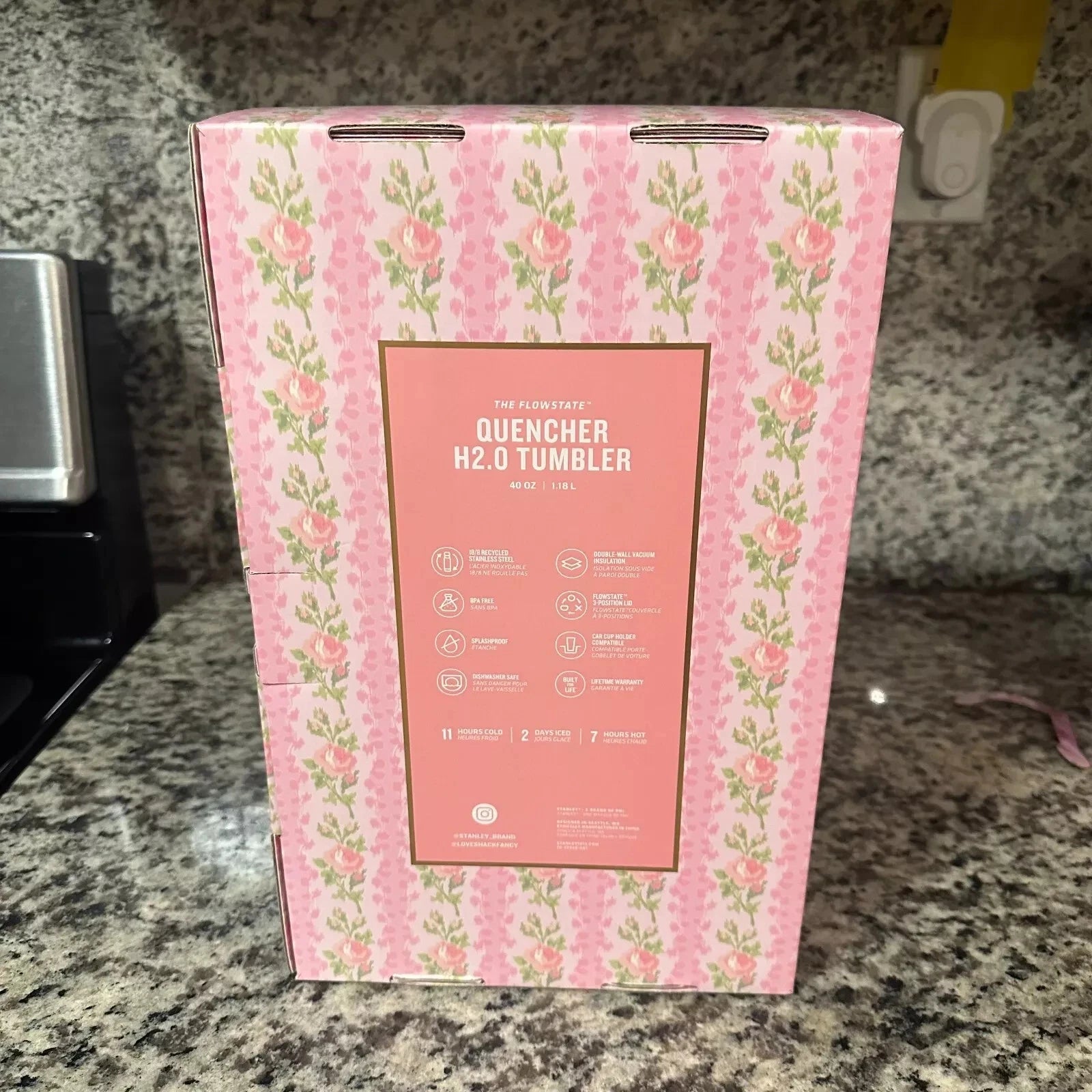 Stanley X Love Shack Fancy 40 Oz Quencher Tumbler – Blooming Heirloom Edition