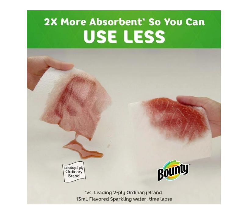 Bounty Paper Towels Select-a-Size, 4 Triple Rolls