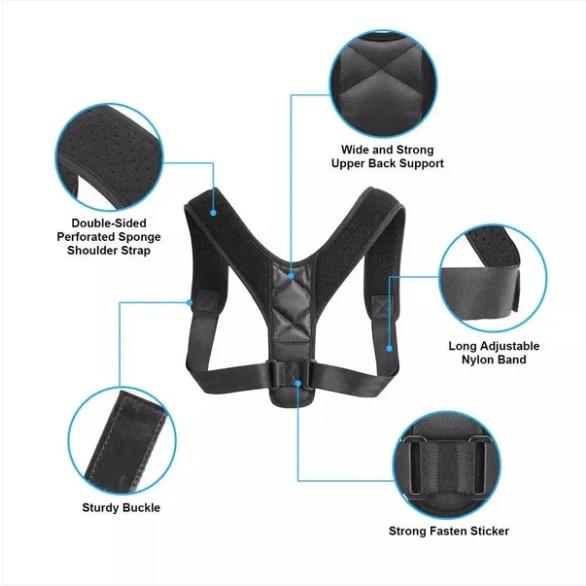 Adjustable Posture Corrector Back Shoulder Support Correct Brace Belt Men Women Healthcare Tool
