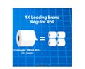 Cottonelle Ultra Clean Toilet Paper, Strong Toilet Tissue, 12 Mega Rolls